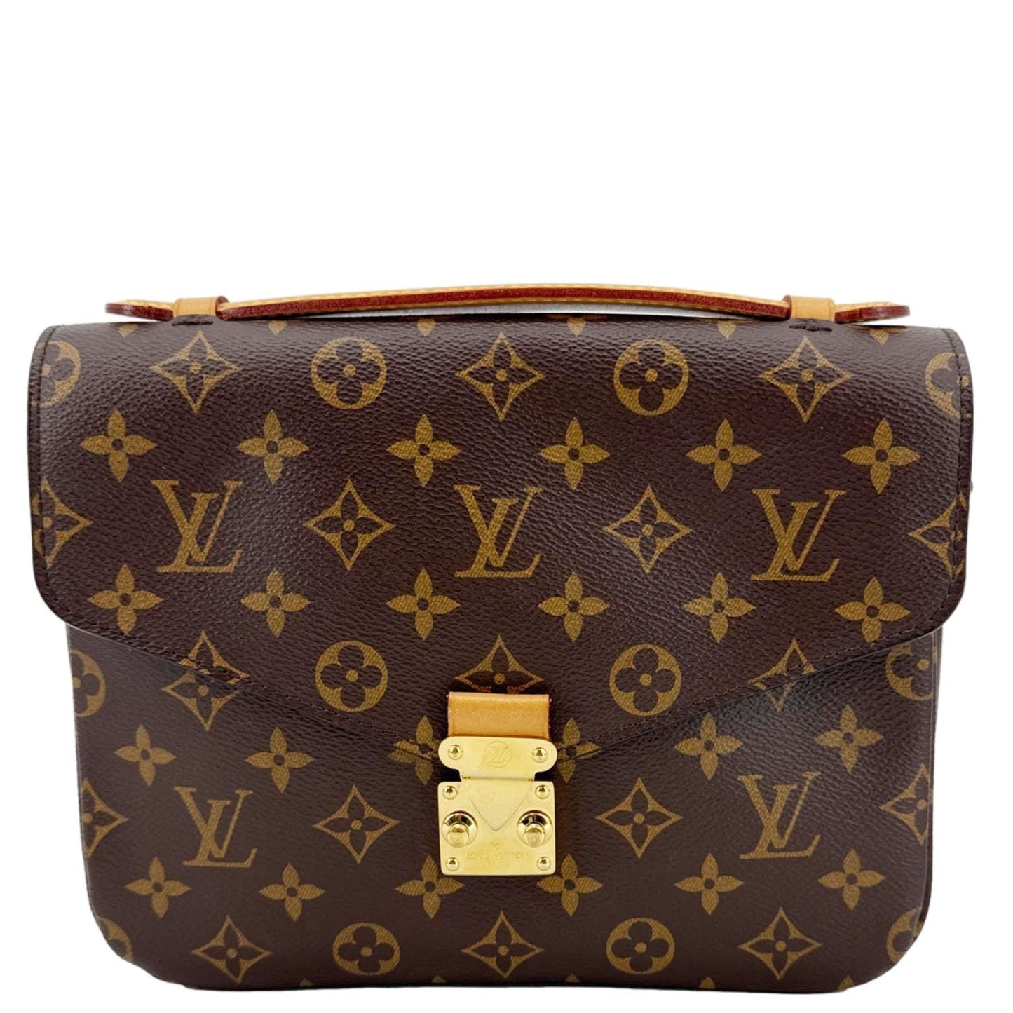 LOUIS VUITTON Metis Pochette Monogram Canvas Crossbody Bag Brown