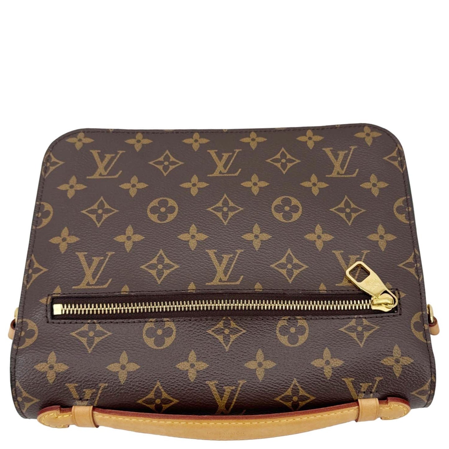 LOUIS VUITTON Metis Pochette Monogram Canvas Crossbody Bag Brown
