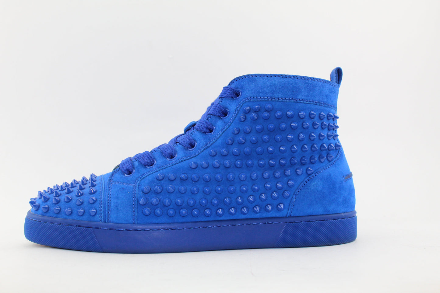 CHRISTIAN LOUBOUTIN  LOUIS SPIKES HIGH TOP SNEAKER MEN SIZE 43