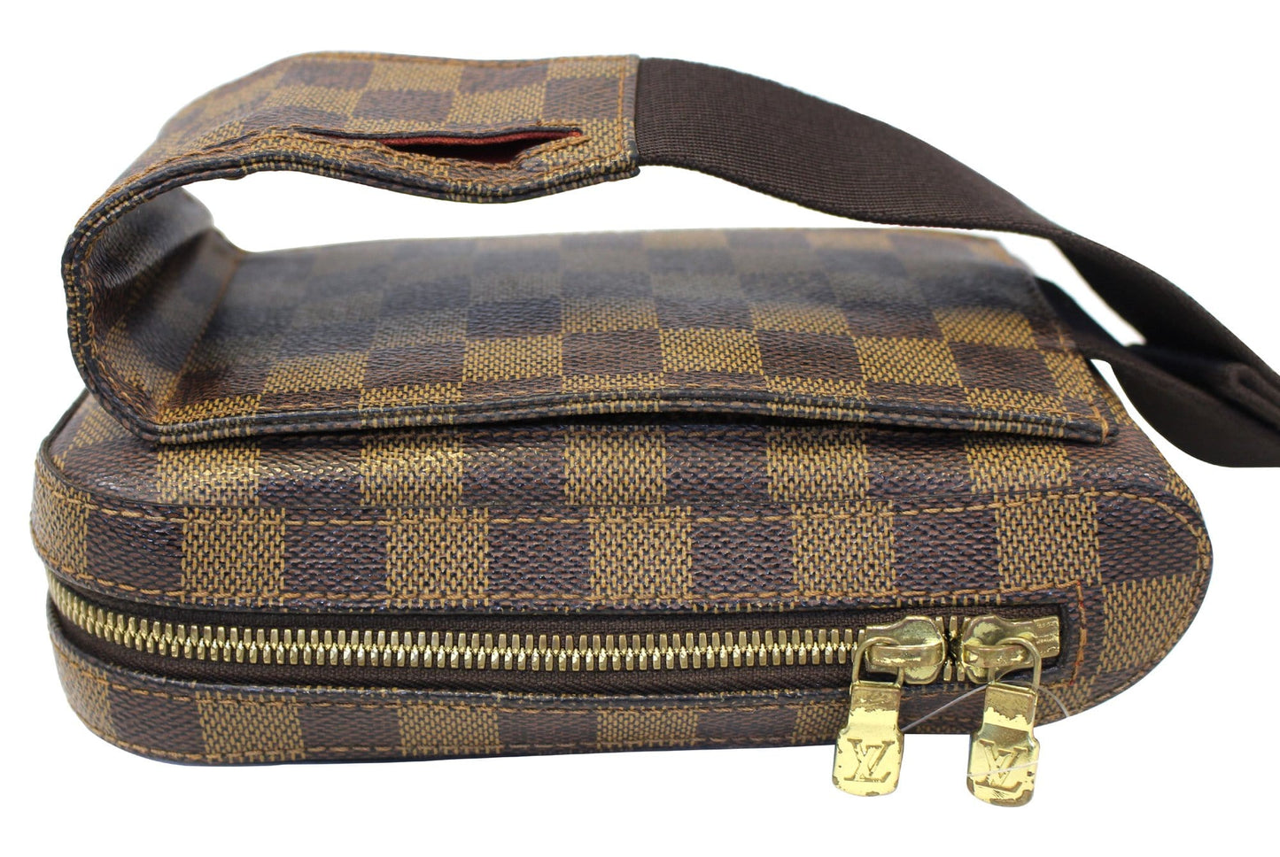 LOUIS VUITTON Geronimos Damier Ebene Brown Hip Bag