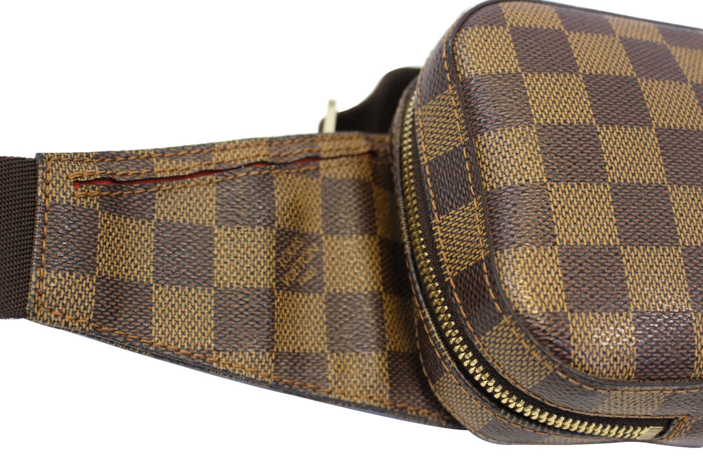 LOUIS VUITTON Geronimos Damier Ebene Brown Hip Bag
