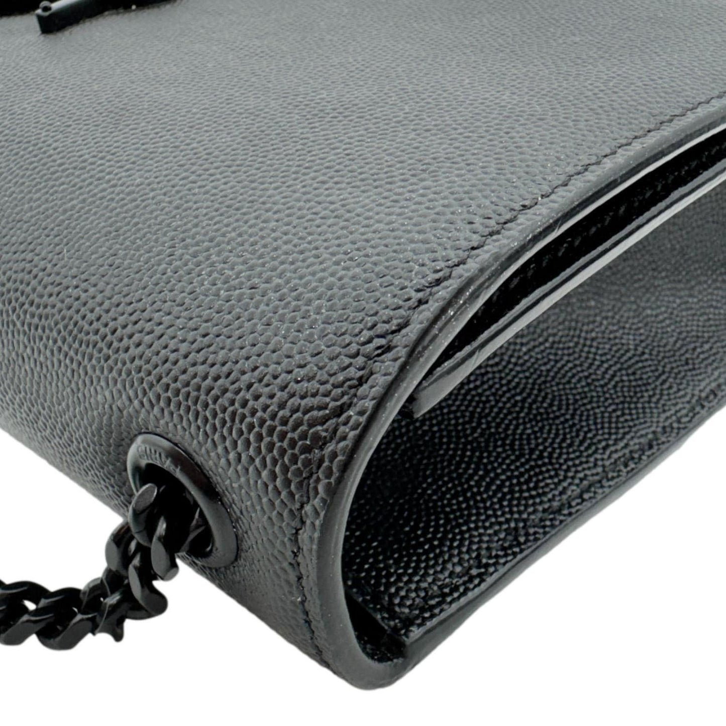 YVES SAINT LAURENT Kate Small Grain De Poudre Crossbody Bag Black