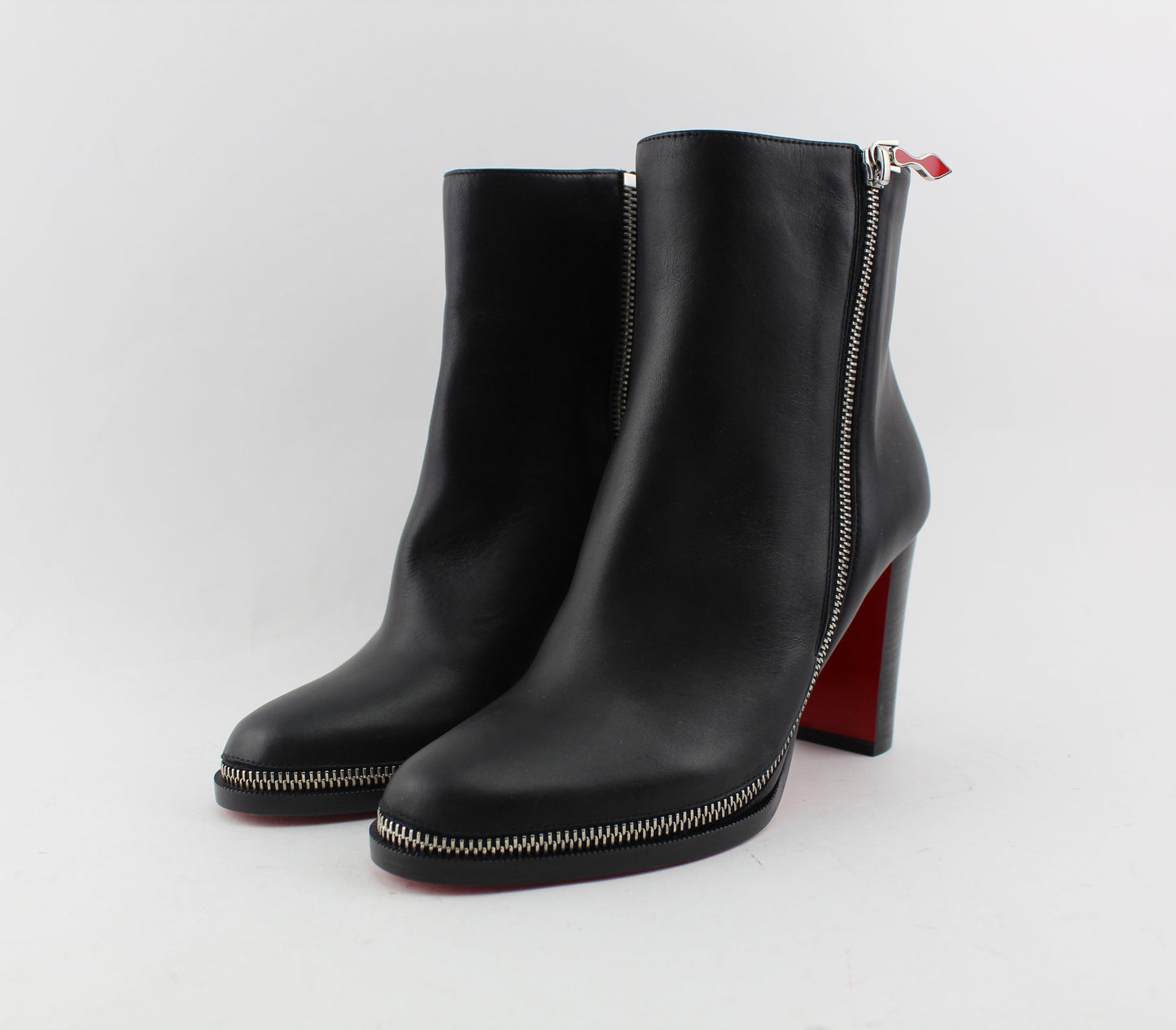 CHRISTIAN LOUBOUTIN TELEZIP 85mm SIZE 37