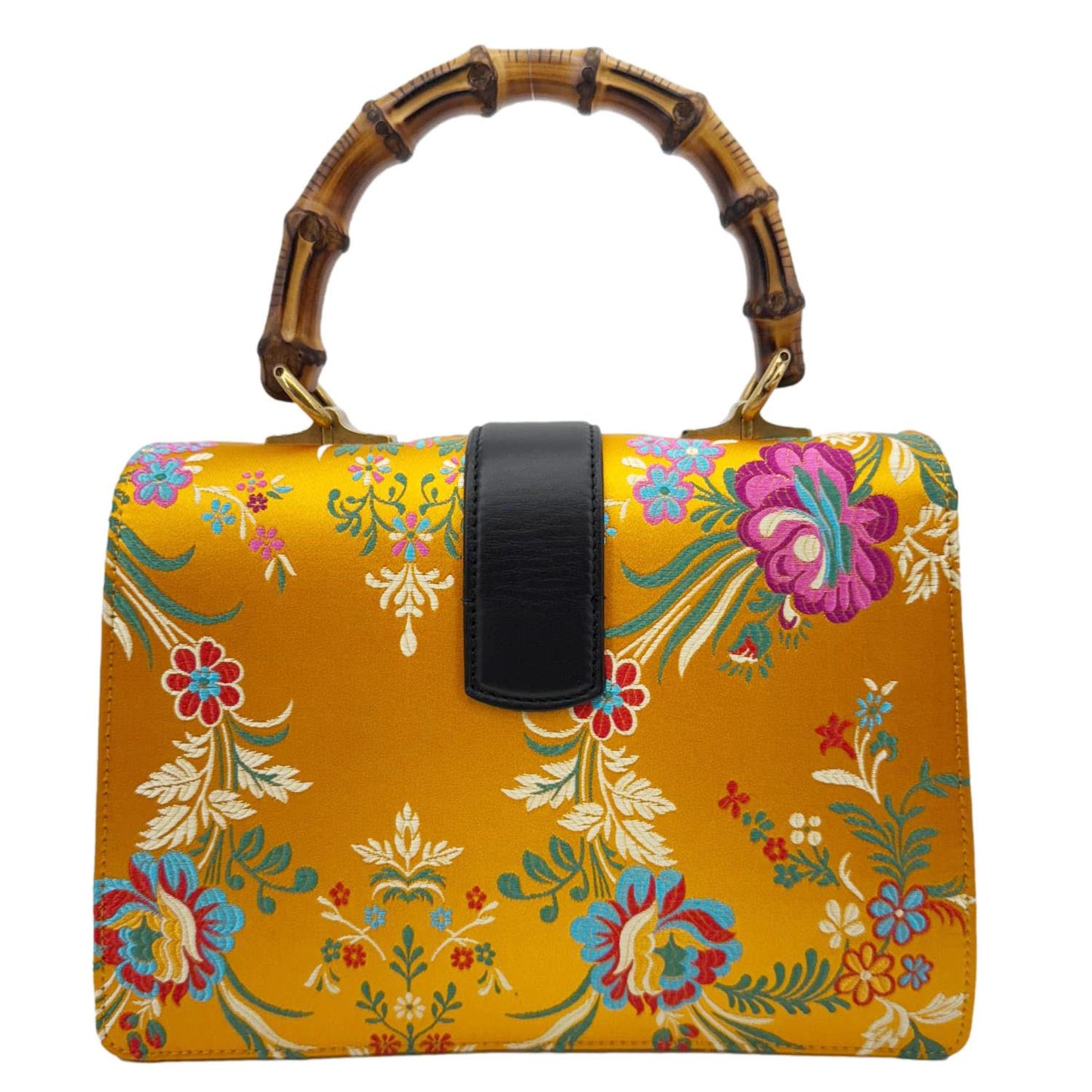 GUCCI Dionysus Medium Top Handle Floral Jacquard Shoulder Bag Multicolor 448075