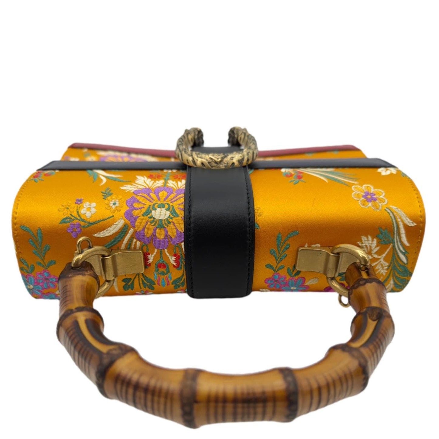 GUCCI Dionysus Medium Top Handle Floral Jacquard Shoulder Bag Multicolor 448075