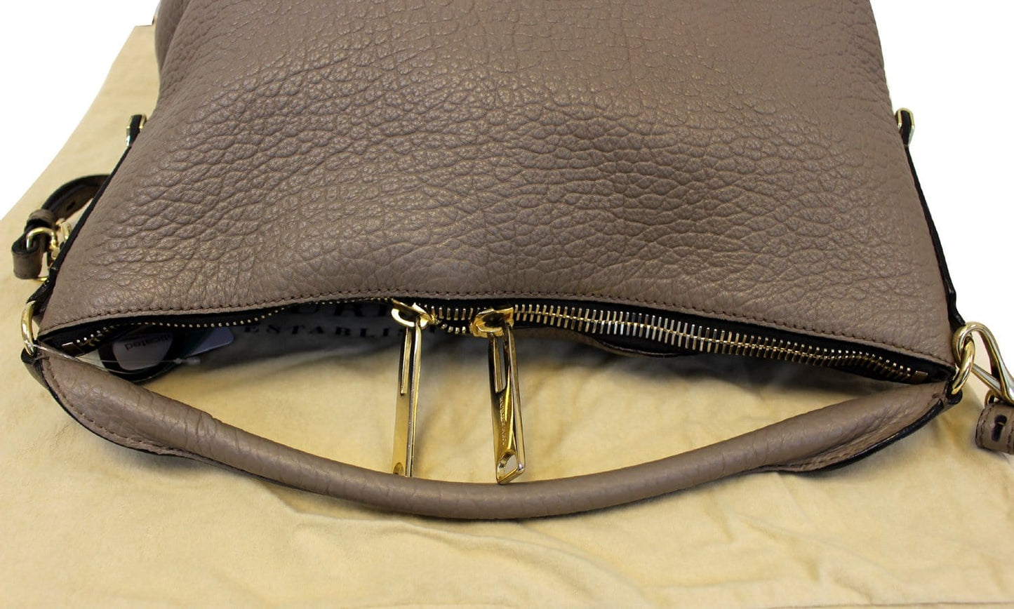BURBERRY Heritage Grain Ledbury Hobo Bag