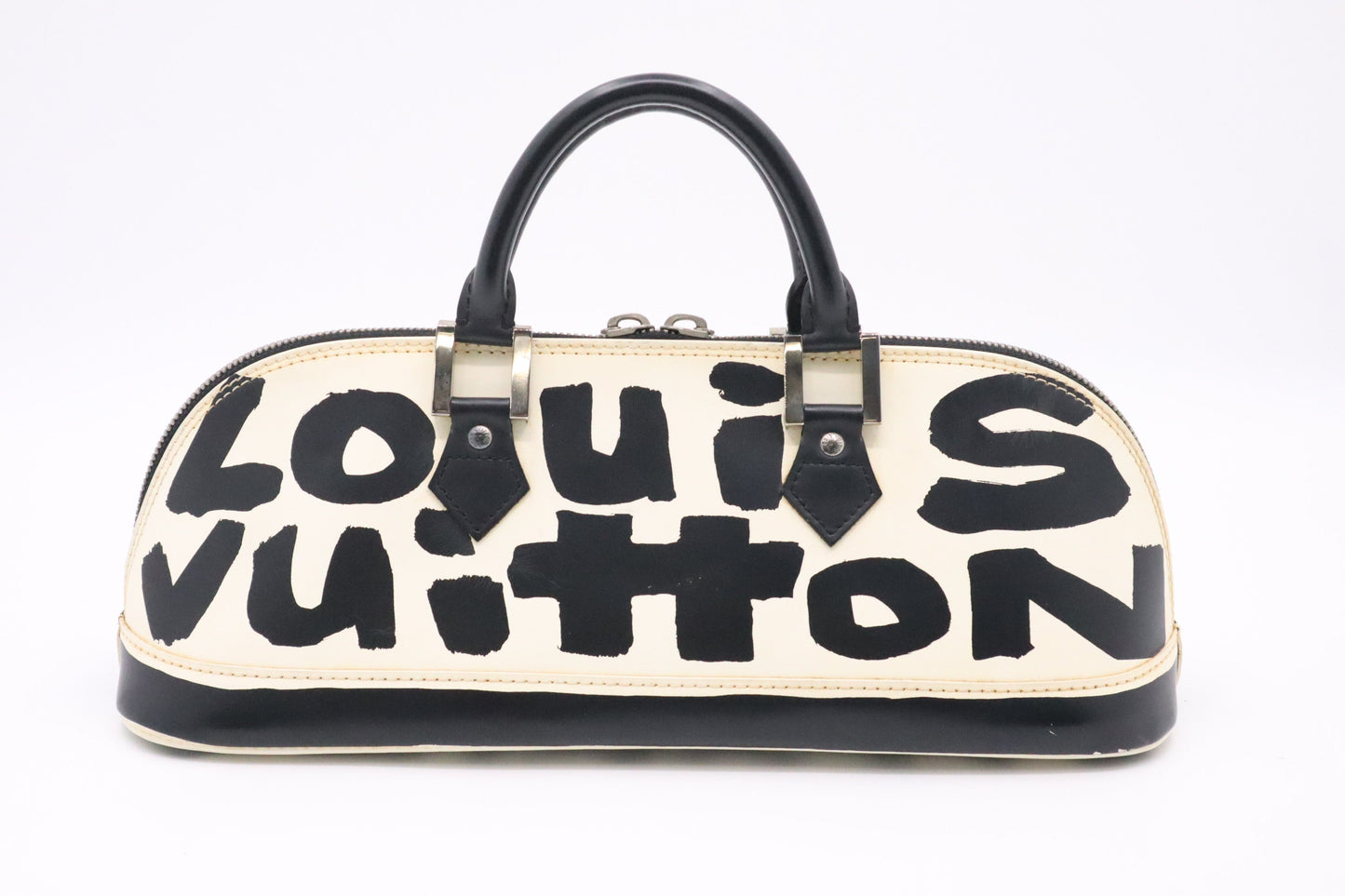 Louis Vuitton x Stephen Sprouse Alma Horizontal in Black & White Graffiti Leather