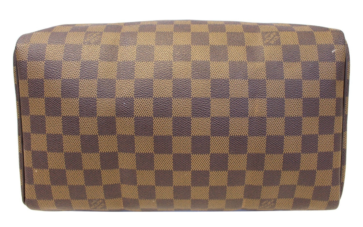 LOUIS VUITTON Damier Ebene Speedy 30 Brown Satchel Bag