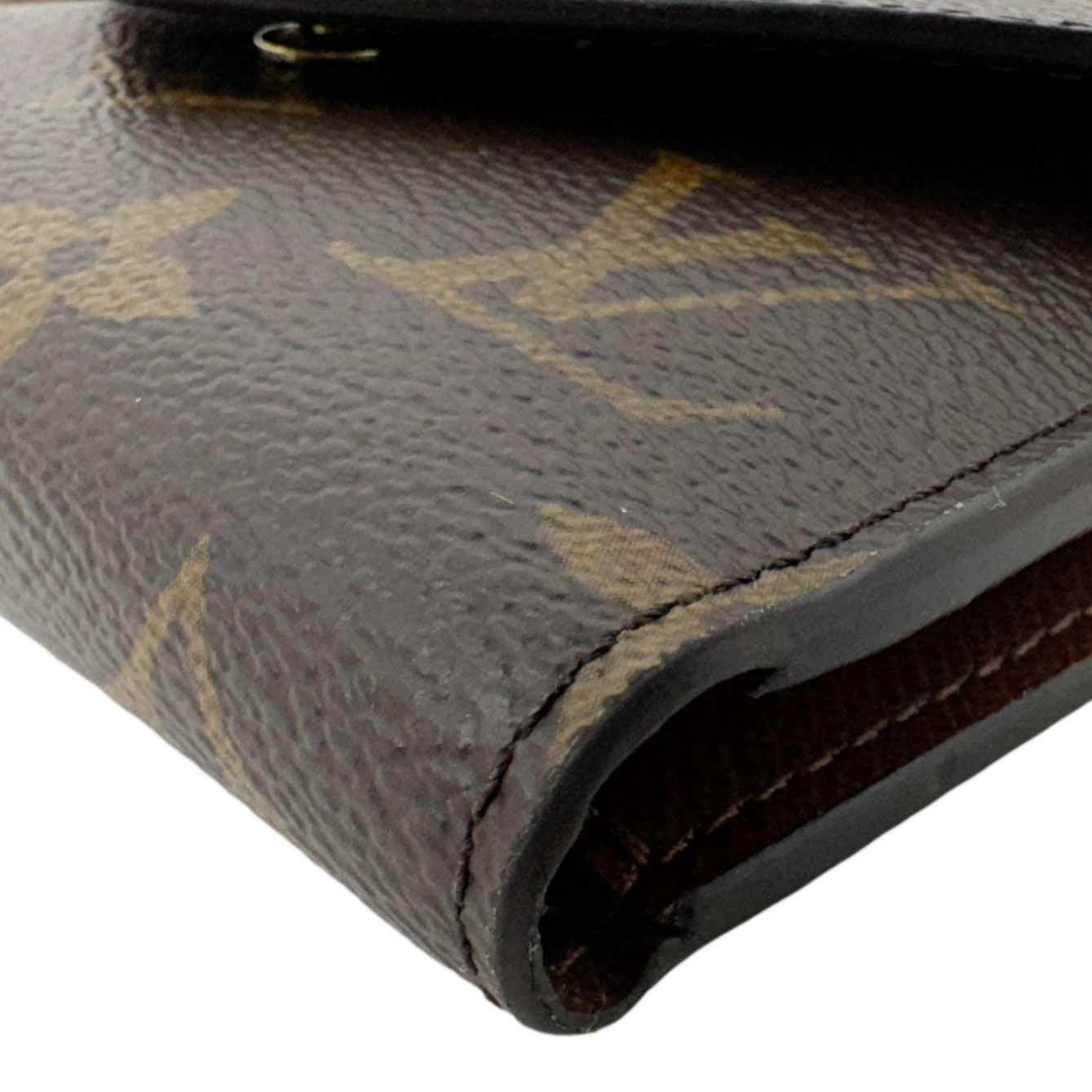 LOUIS VUITTON Victorine Monogram Canvas Wallet Brown