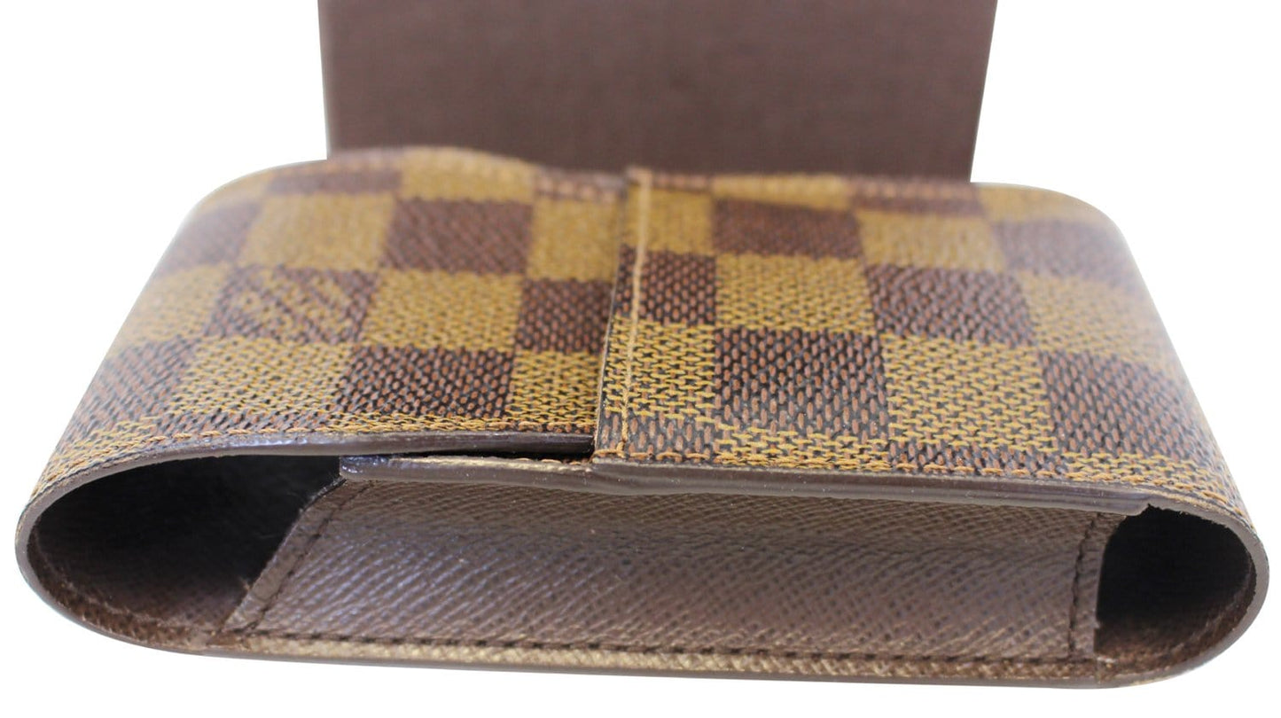 LOUIS VUITTON Damier Ebene Etui Cigarettes Case