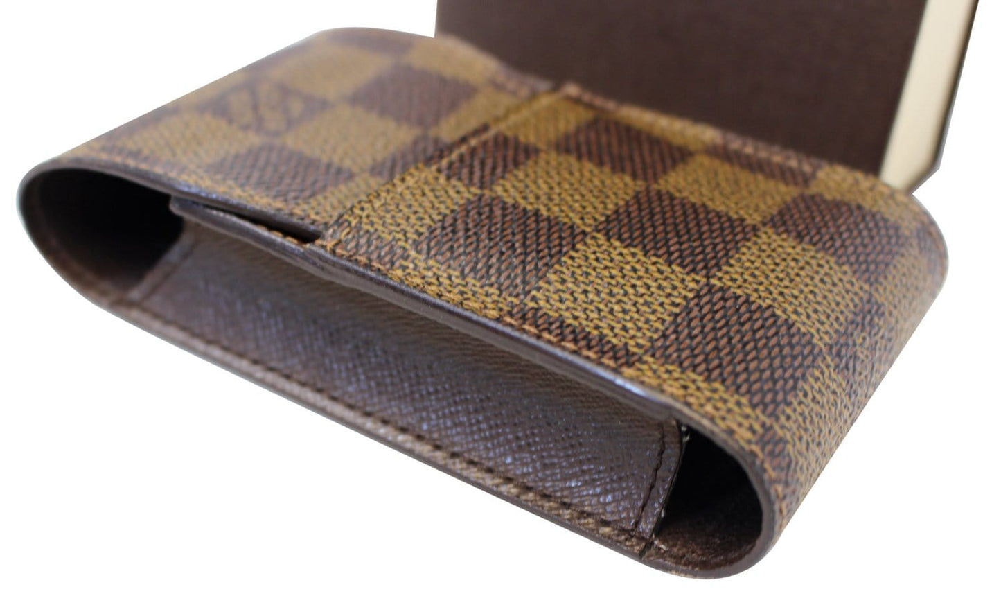 LOUIS VUITTON Damier Ebene Etui Cigarettes Case