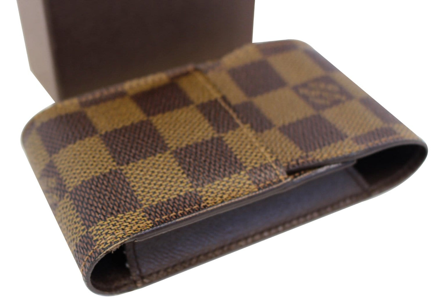 LOUIS VUITTON Damier Ebene Etui Cigarettes Case