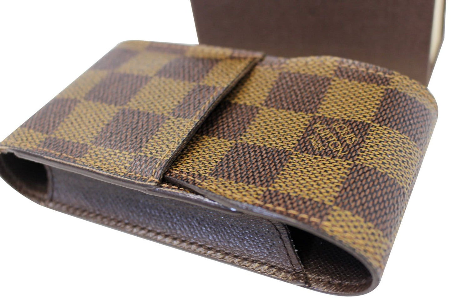 LOUIS VUITTON Damier Ebene Etui Cigarettes Case