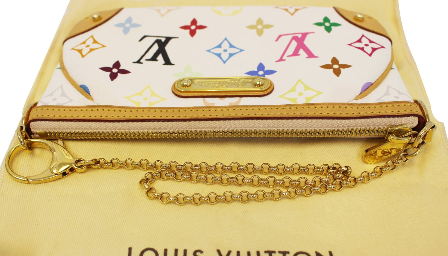 LOUIS VUITTON Monogram Multicolor Pochette Milla MM Pouch