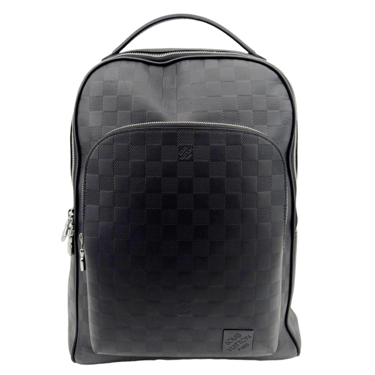 LOUIS VUITTON Avenue Damier Infini Leather Backpack Bag Black
