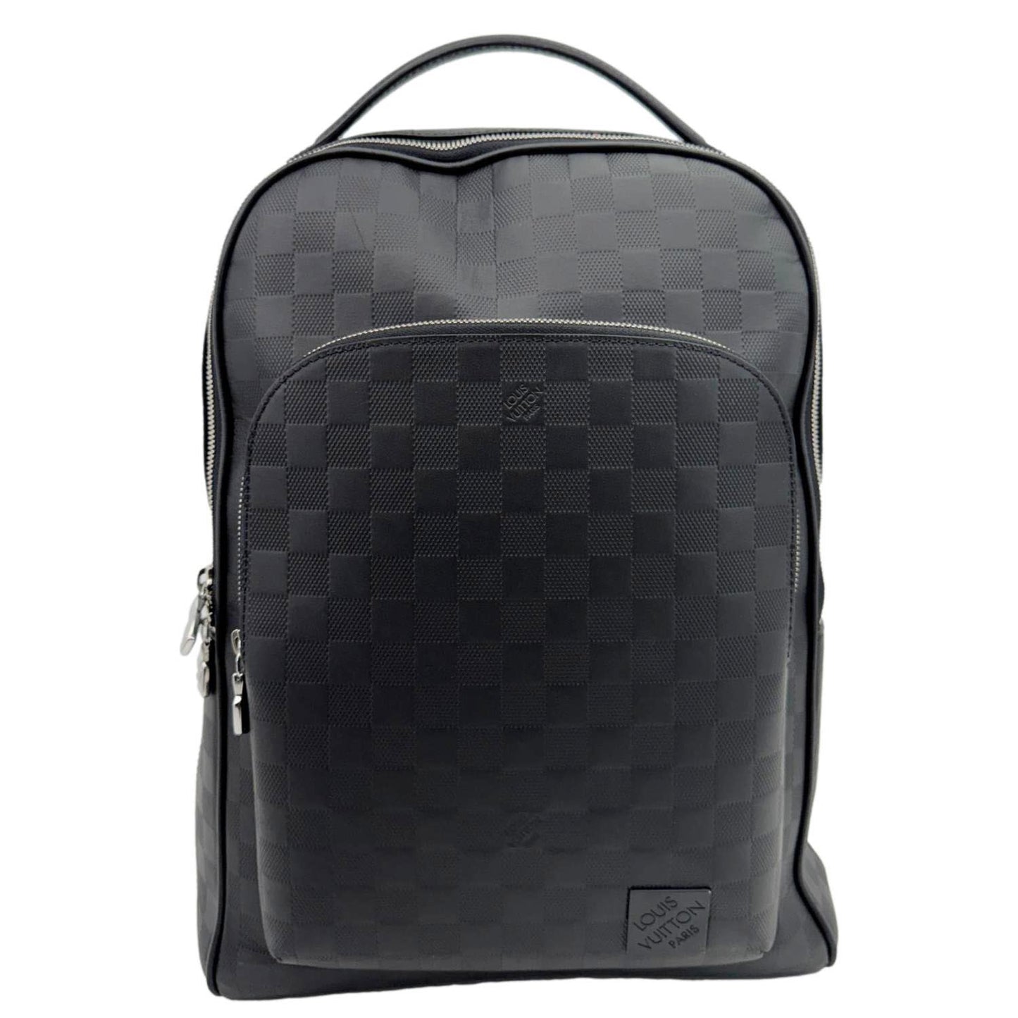 LOUIS VUITTON Avenue Damier Infini Leather Backpack Bag Black