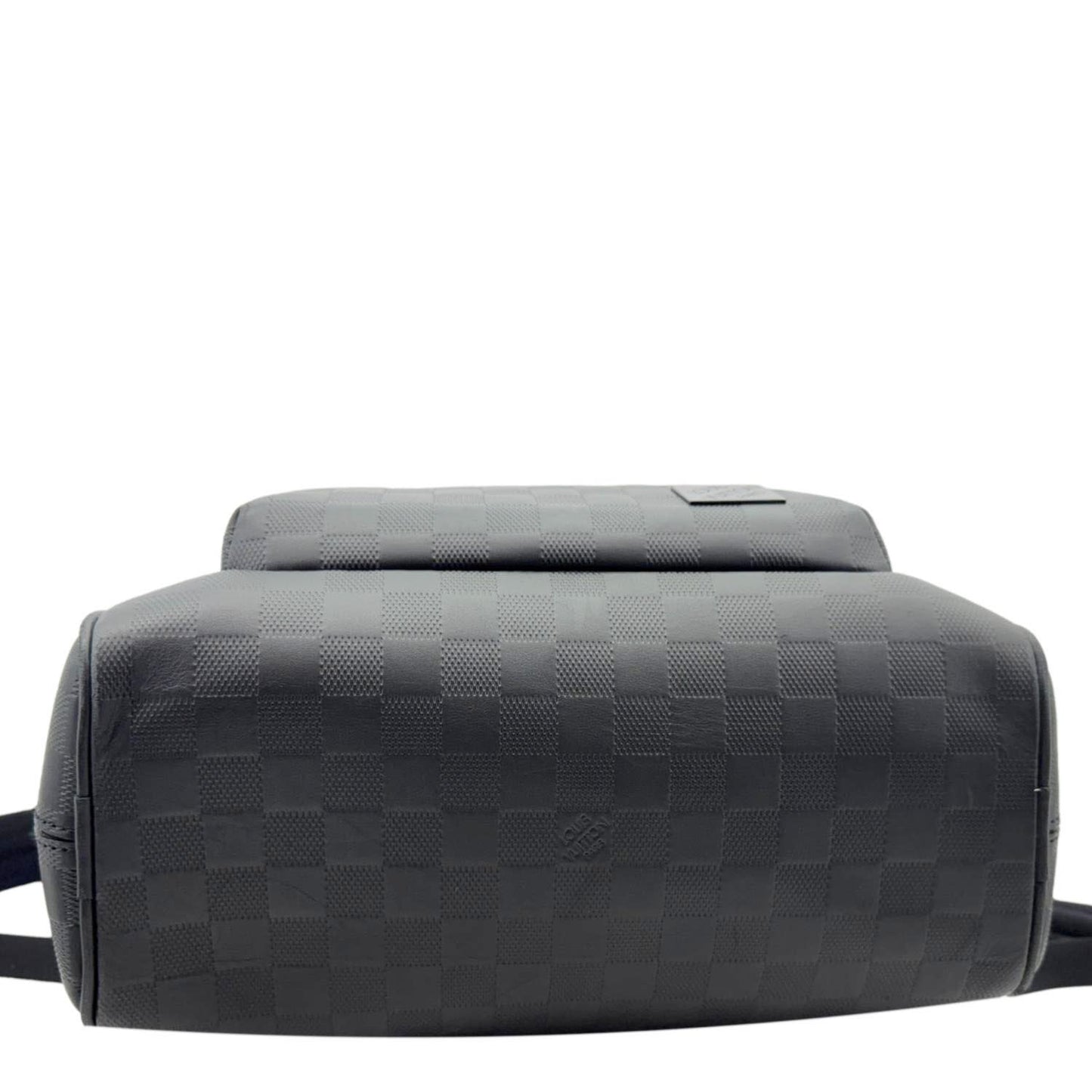 LOUIS VUITTON Avenue Damier Infini Leather Backpack Bag Black