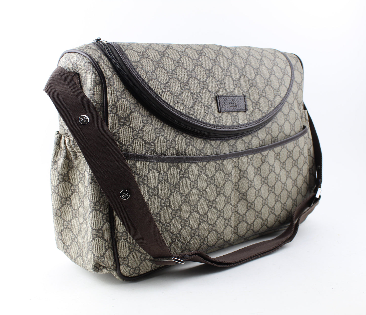 GUCCI GG SUPREME DIAPER BAG