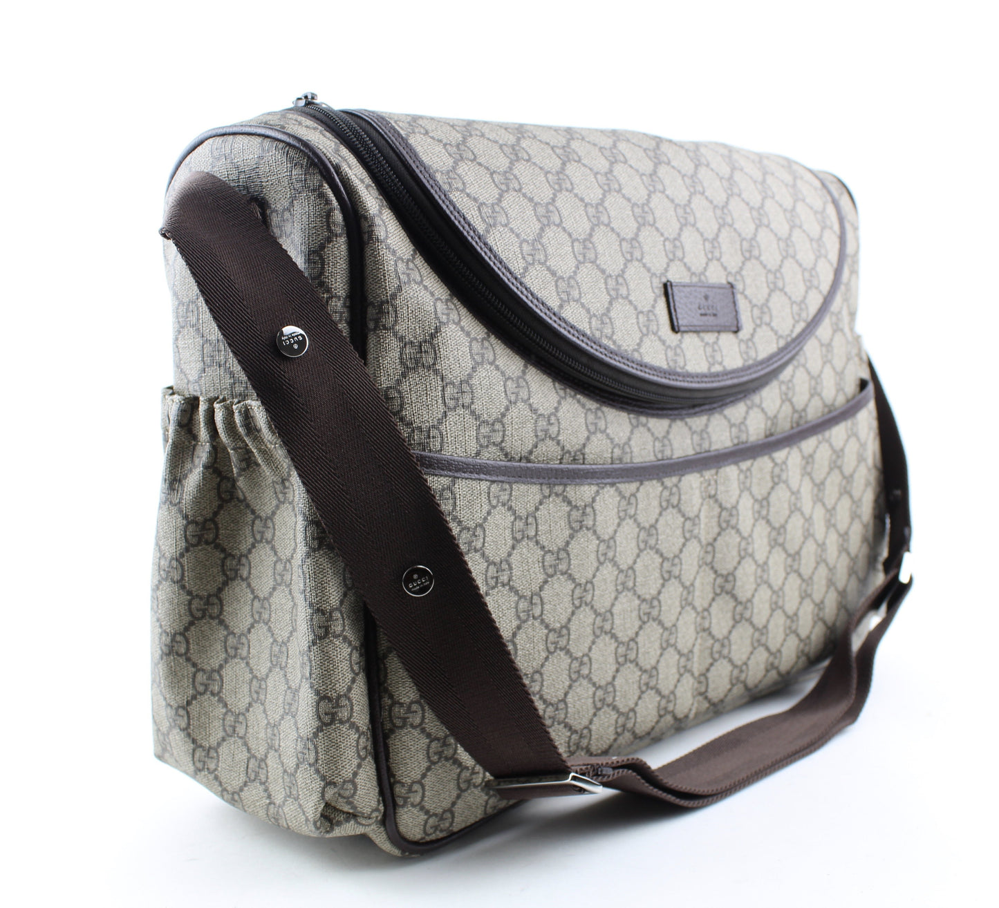 GUCCI GG SUPREME DIAPER BAG
