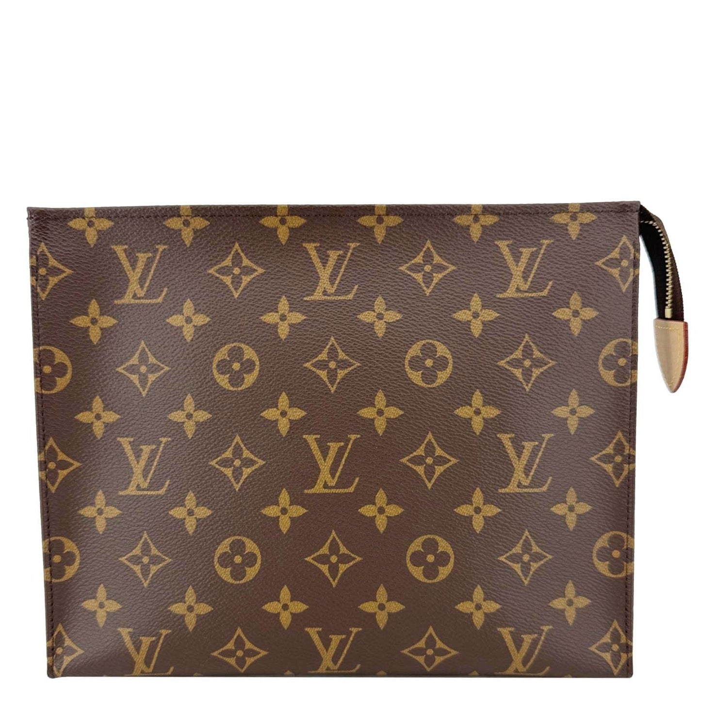 LOUIS VUITTON Monogram Canvas Toiletry Pouch Brown