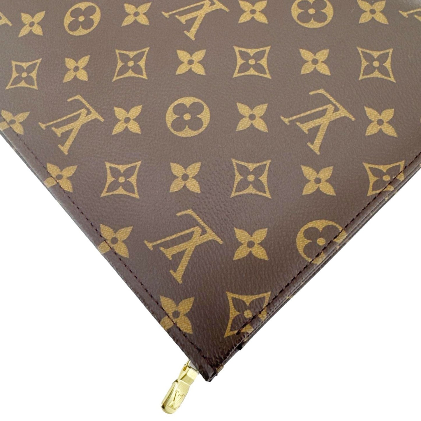 LOUIS VUITTON Monogram Canvas Toiletry Pouch Brown