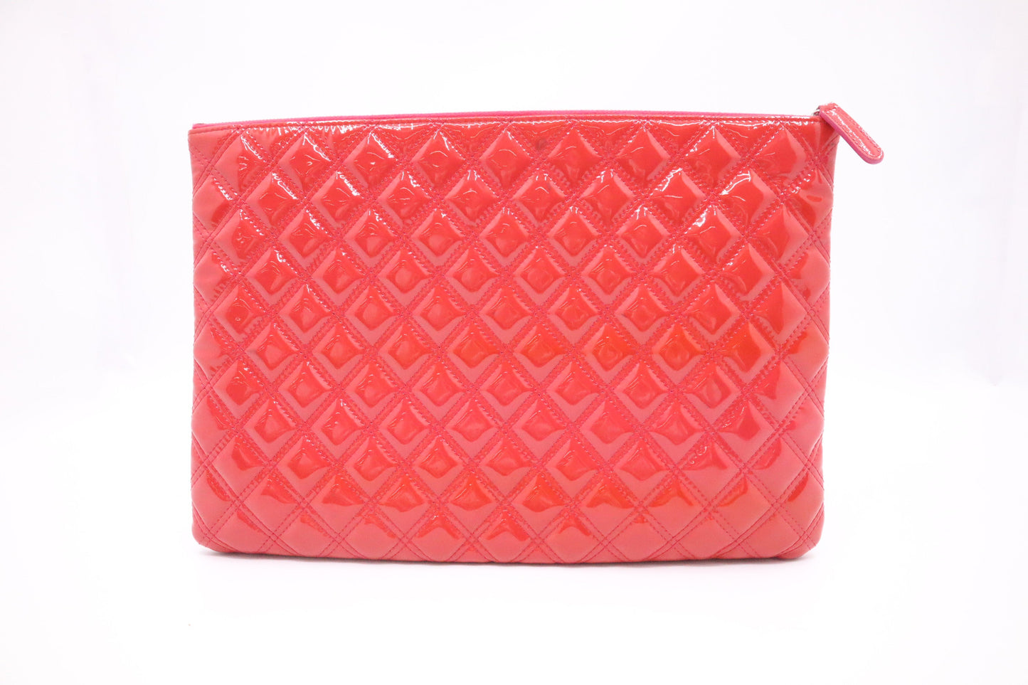 Chanel Large O Case in Pink Patent Leather