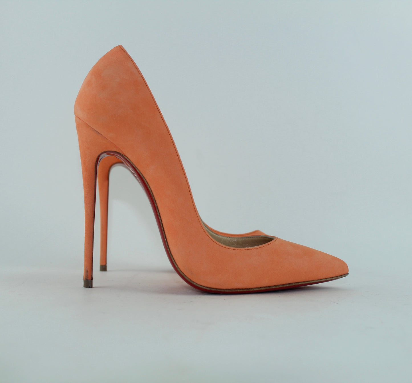 CHRISTIAN LOUBOUTIN SO KATE 120 SUEDE SIZE 38.5