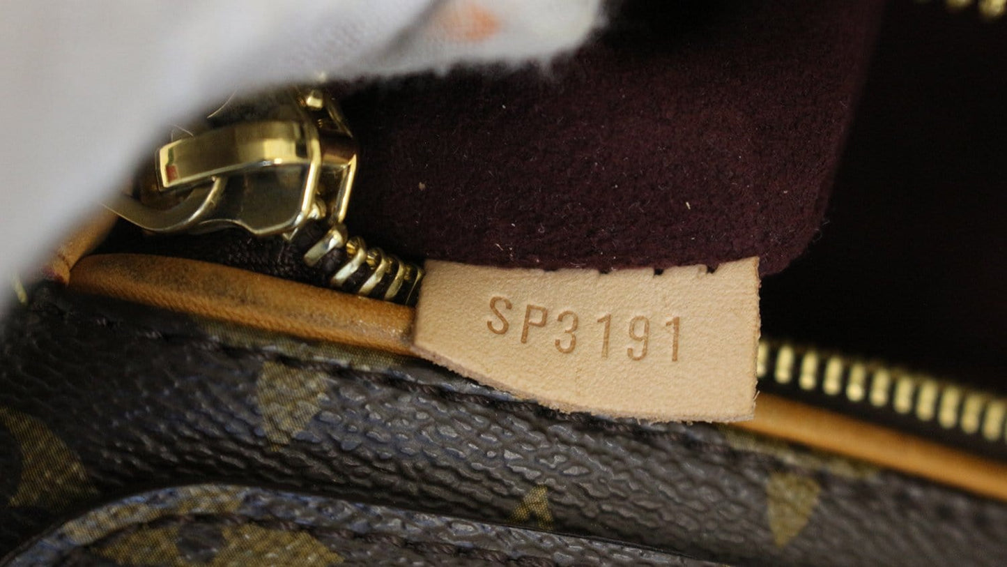 LOUIS VUITTON Monogram Canvas Aurore Olympe Satchel Bag