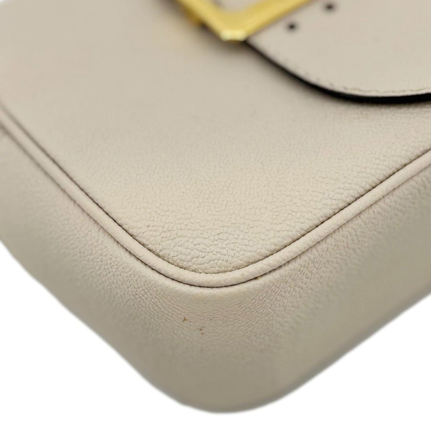 BURBERRY Buckle Small Leather Crossbody Bag Limestone
