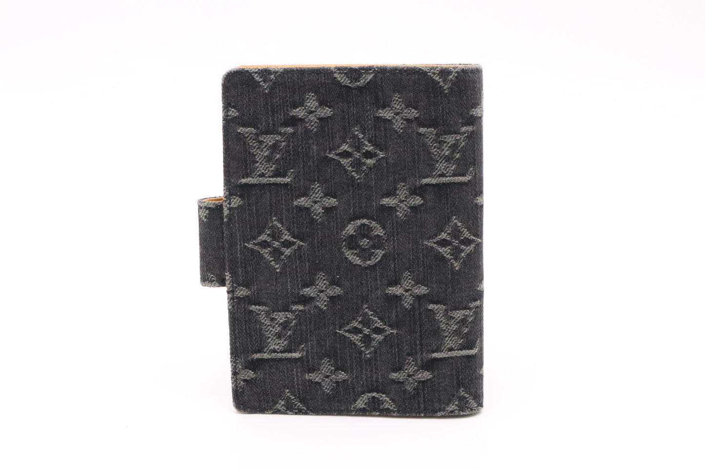Louis Vuitton Agenda PM in Black Denim Monogram Canvas