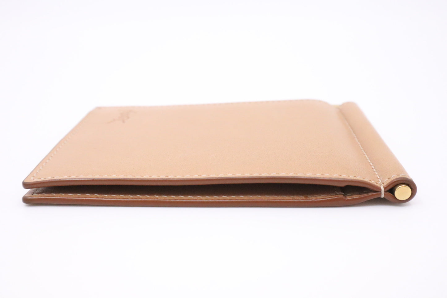 YSL Saint Laurent Bifold Wallet in Tan Leather