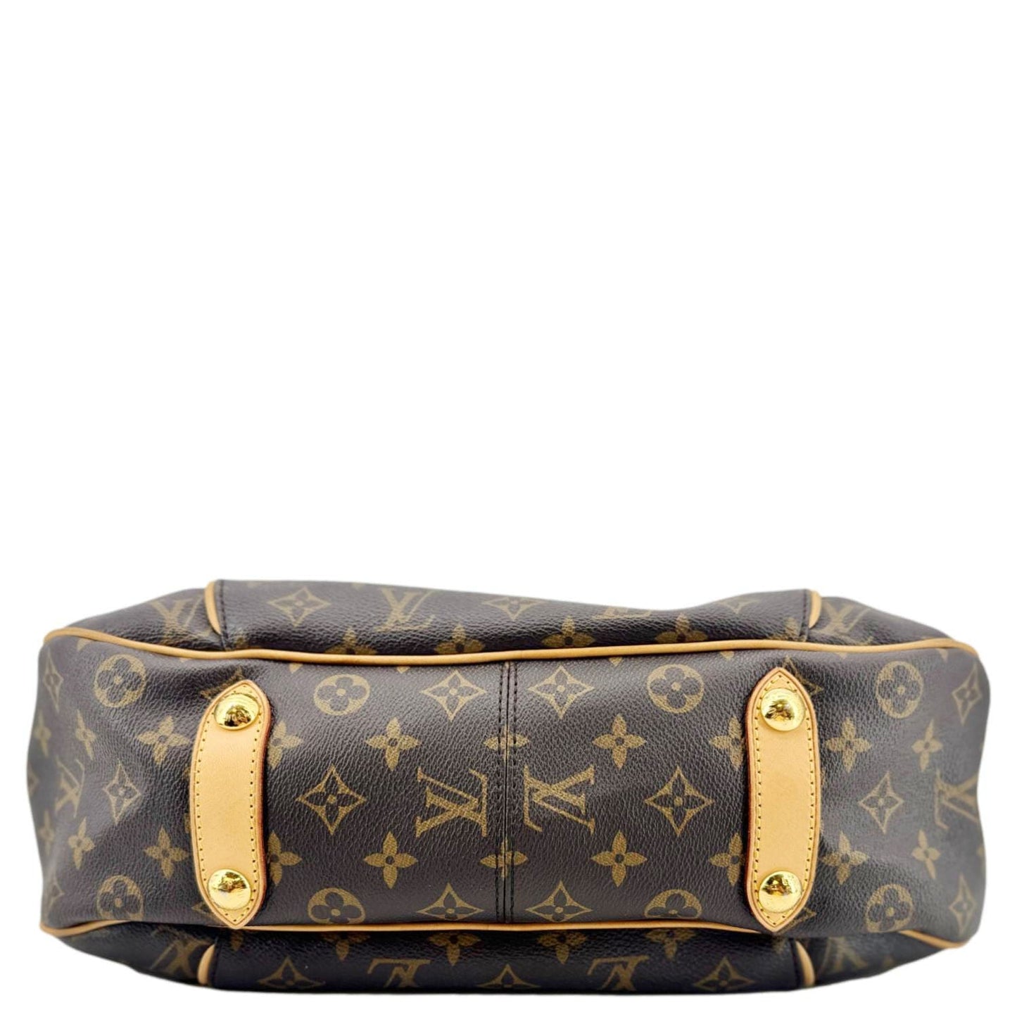 LOUIS VUITTON Galliera PM Monogram Canvas Shoulder Bag Brown