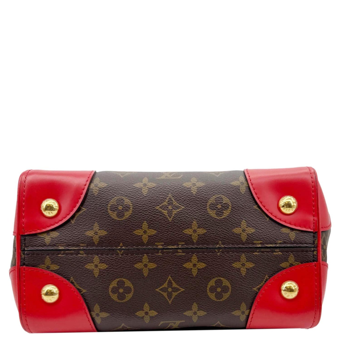 LOUIS VUITTON Phenix Monogram Canvas Shoulder Bag Coquelicot