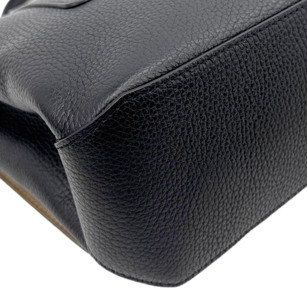 LOUIS VUITTON Volta Taurillon Leather Shoulder Bag Black