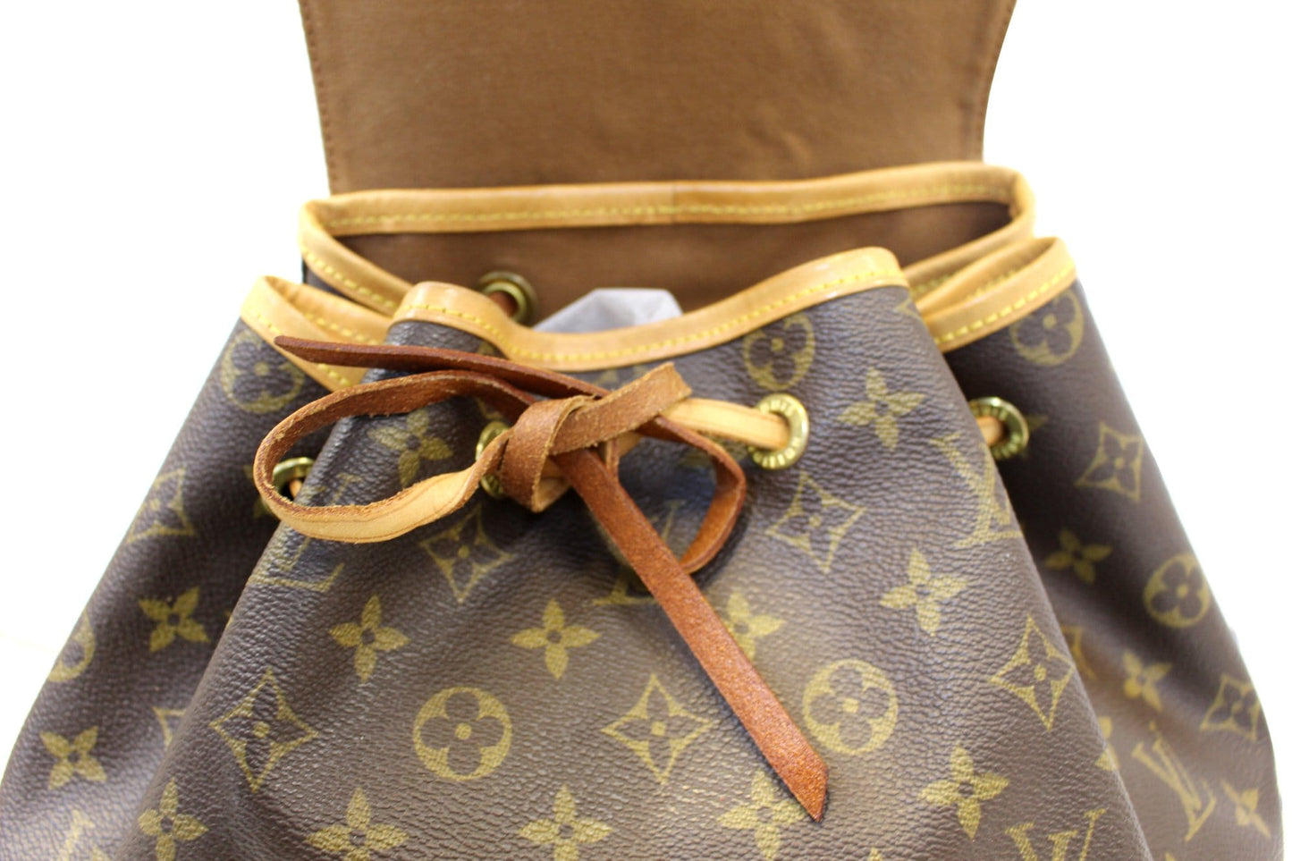 LOUIS VUITTON Monogram Canvas Brown Montsouris GM Backpack Bag