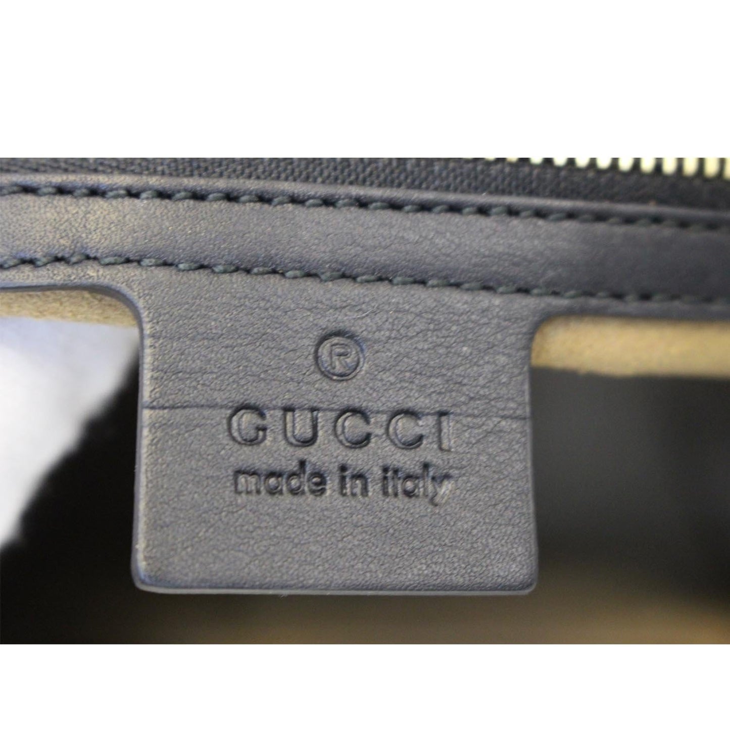 GUCCI Small Padlock GG Supreme Monogram Top Handle Crossbody Bag Beige