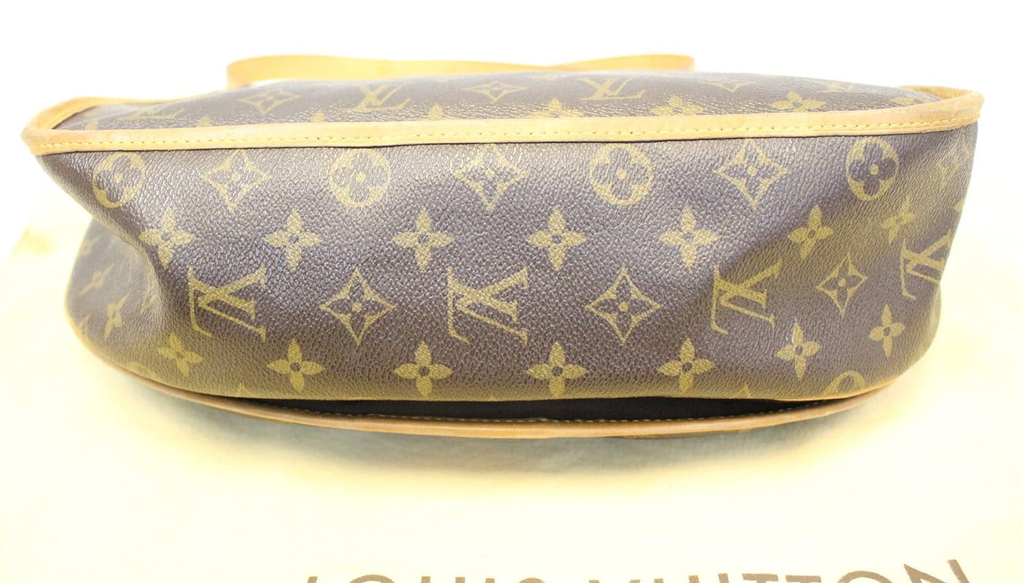 LOUIS VUITTON Monogram Canvas Menilmontant MM Crossbody Bag