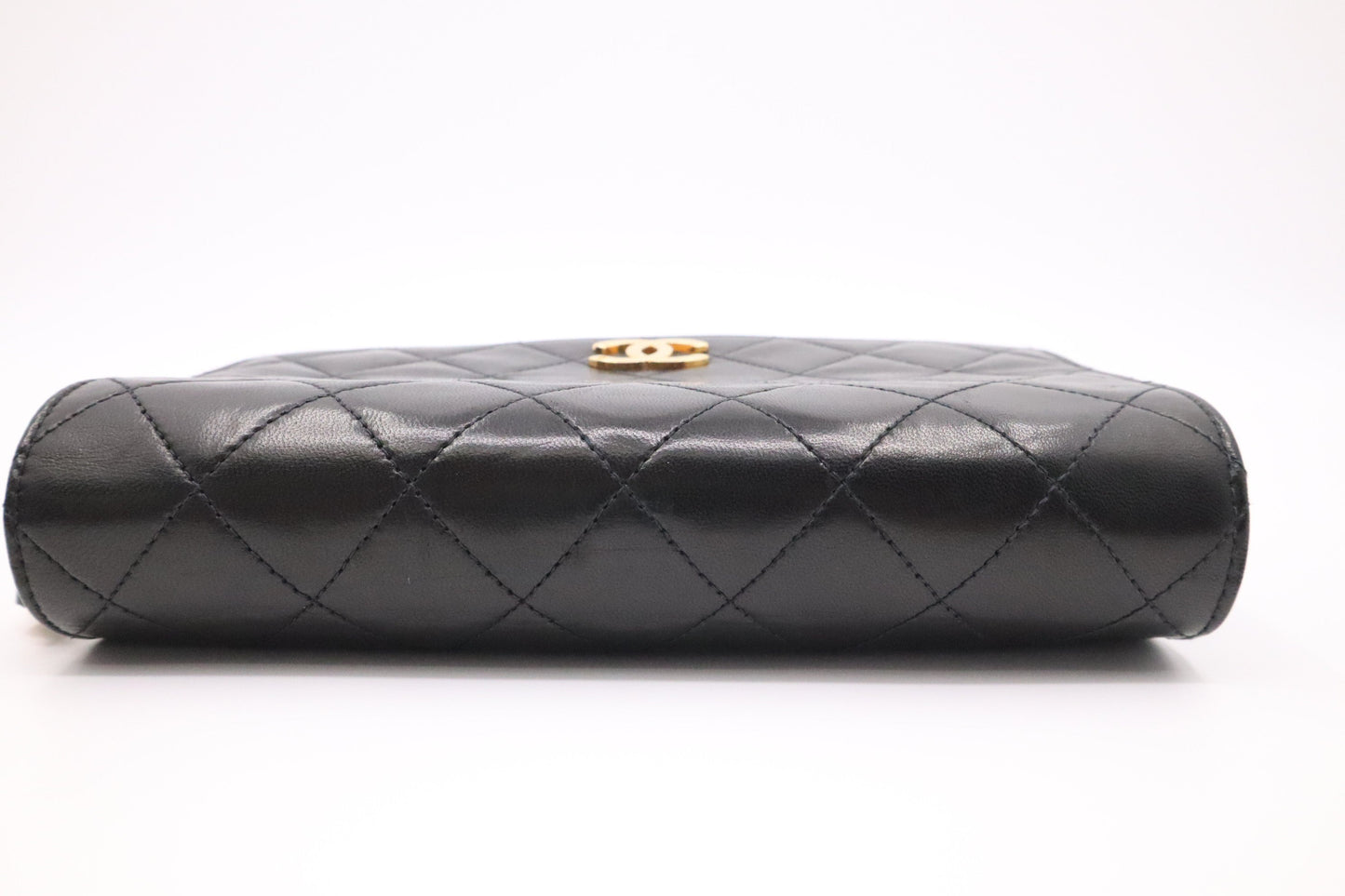 Chanel Mini Full Flap in Black MattelassÃ© Leather
