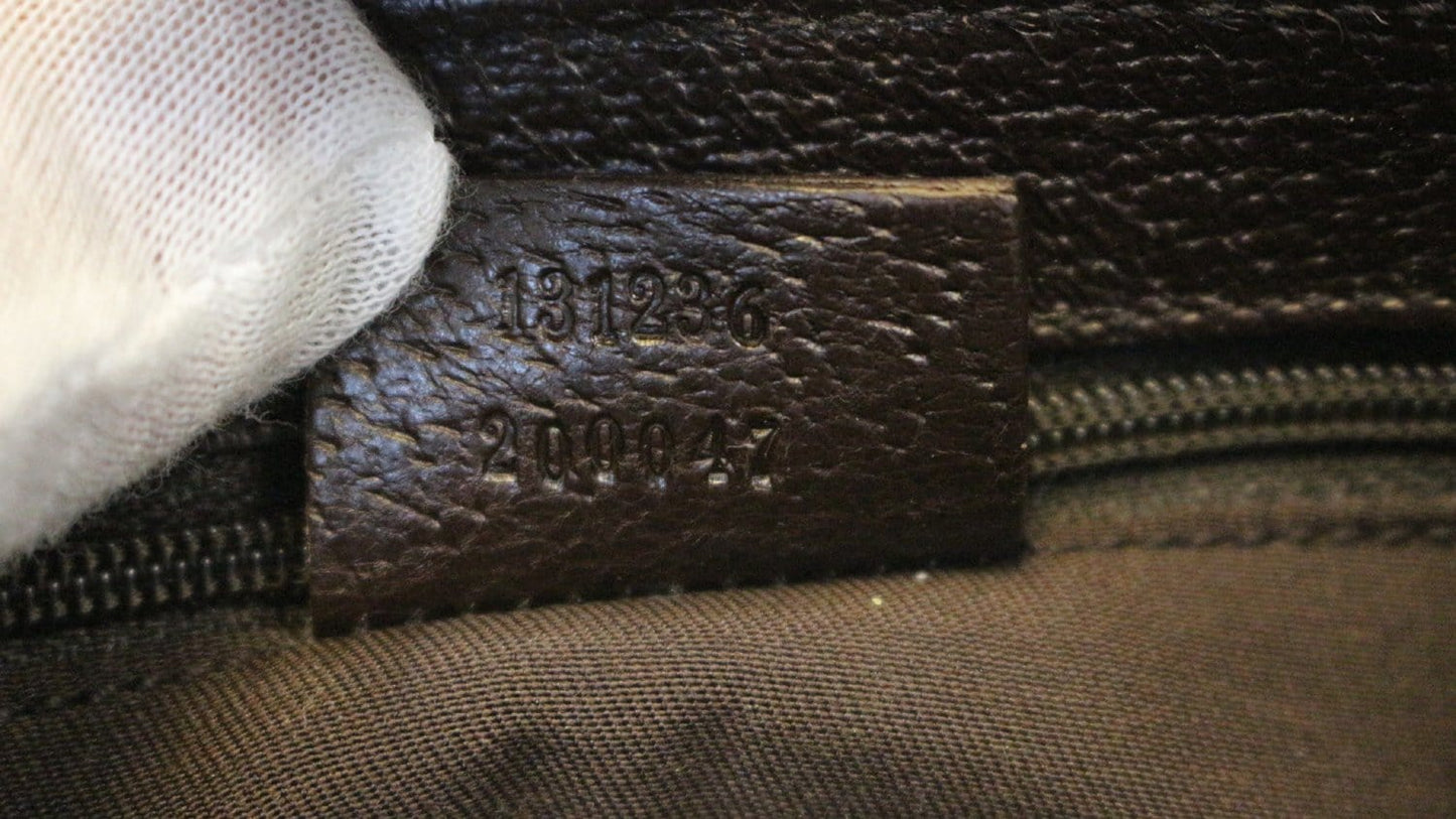 GUCCI GG Canvas Brown Waist Bum Bag