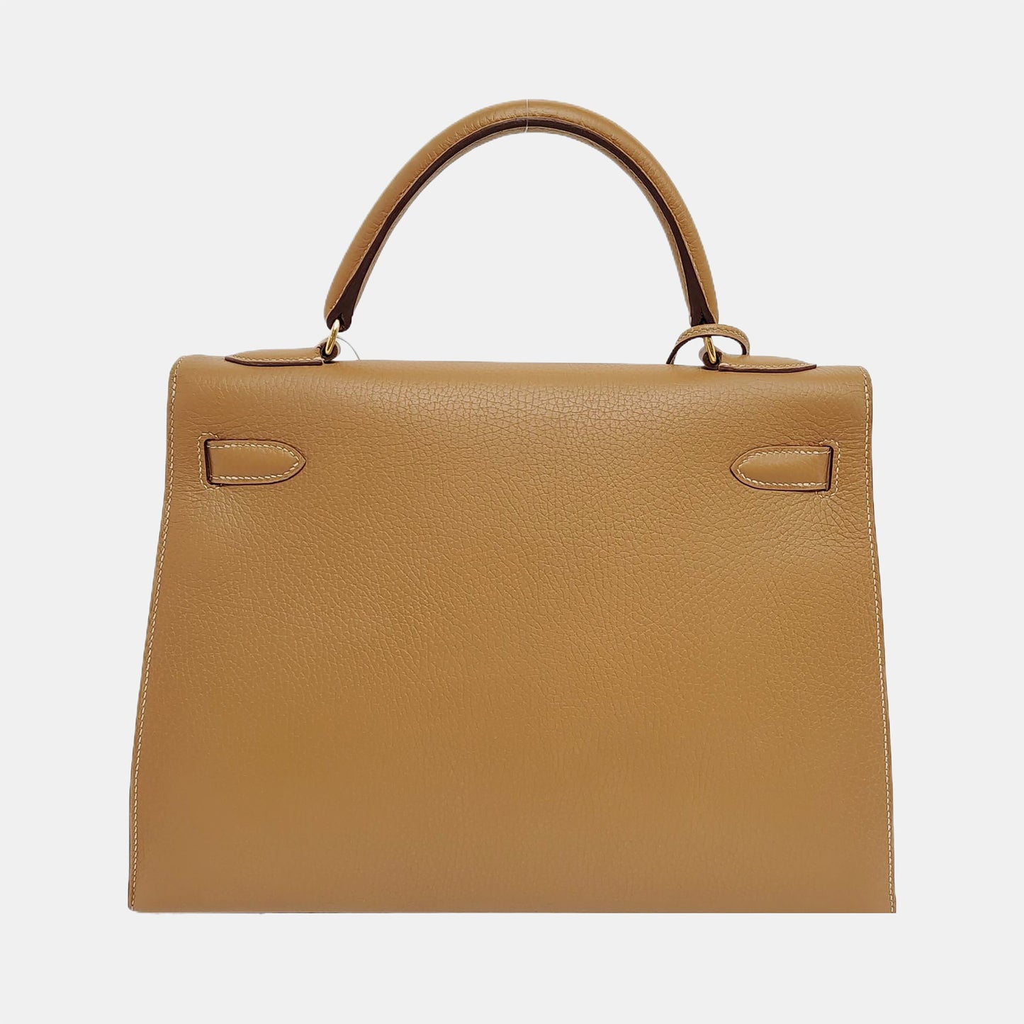 Hermes Kelly 32 Sellier 4B Biscuit Gold Togo Leather Gold HW 1996