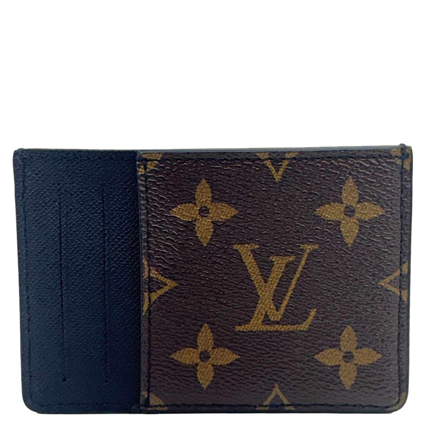 LOUIS VUITTON Neo Porte Cartes Monogram Canvas Card Holder Brown