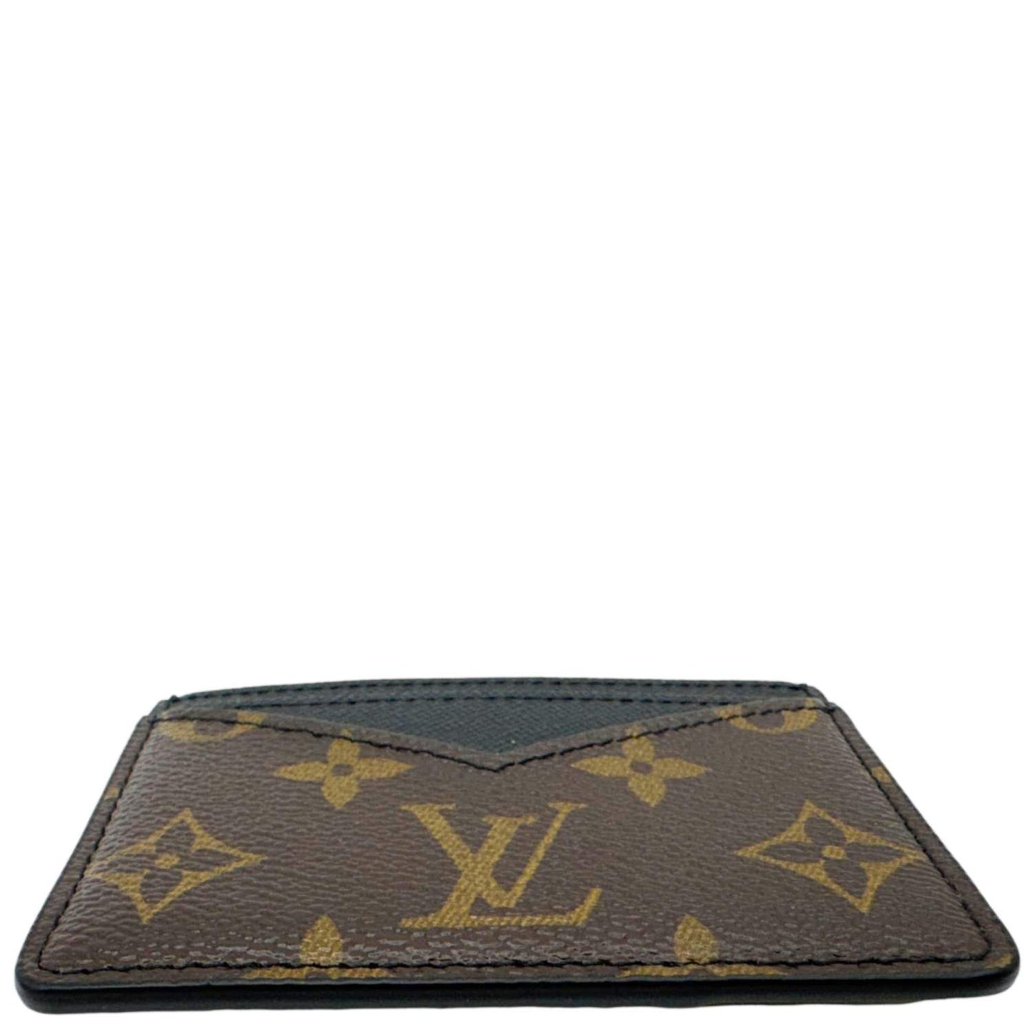 LOUIS VUITTON Neo Porte Cartes Monogram Canvas Card Holder Brown