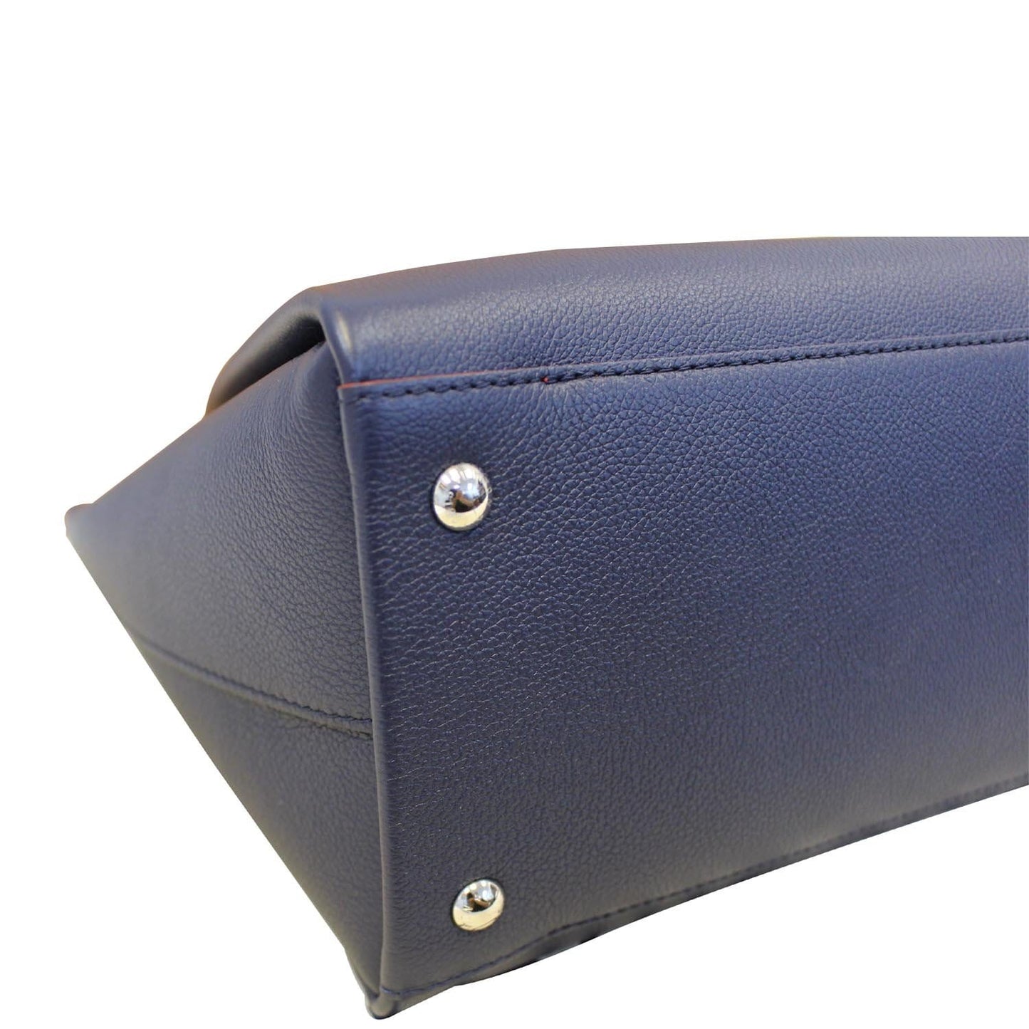 LOUIS VUITTON Lockmeto Marine Rouge Leather Shoulder Bag