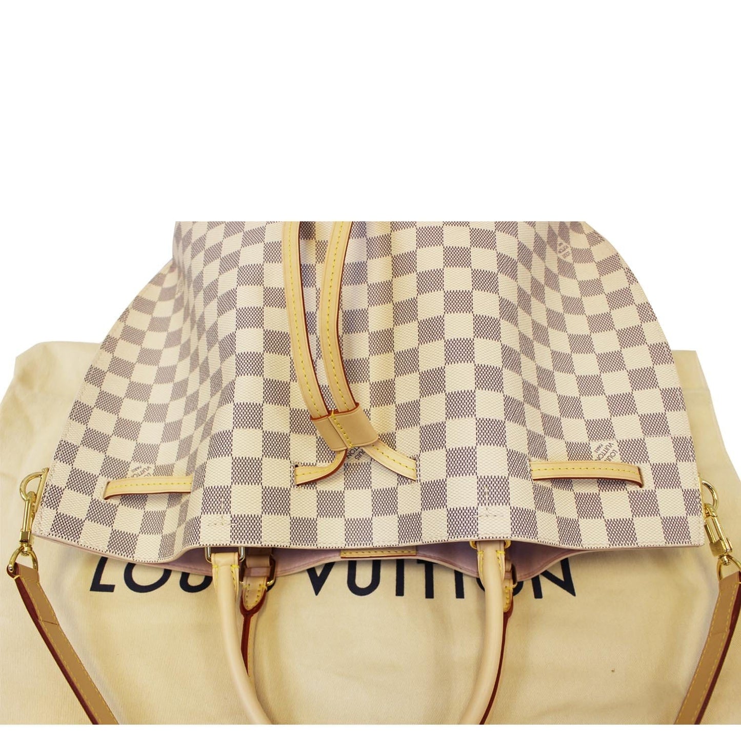 LOUIS VUITTON Girolata Damier Azur Shoulder Bag