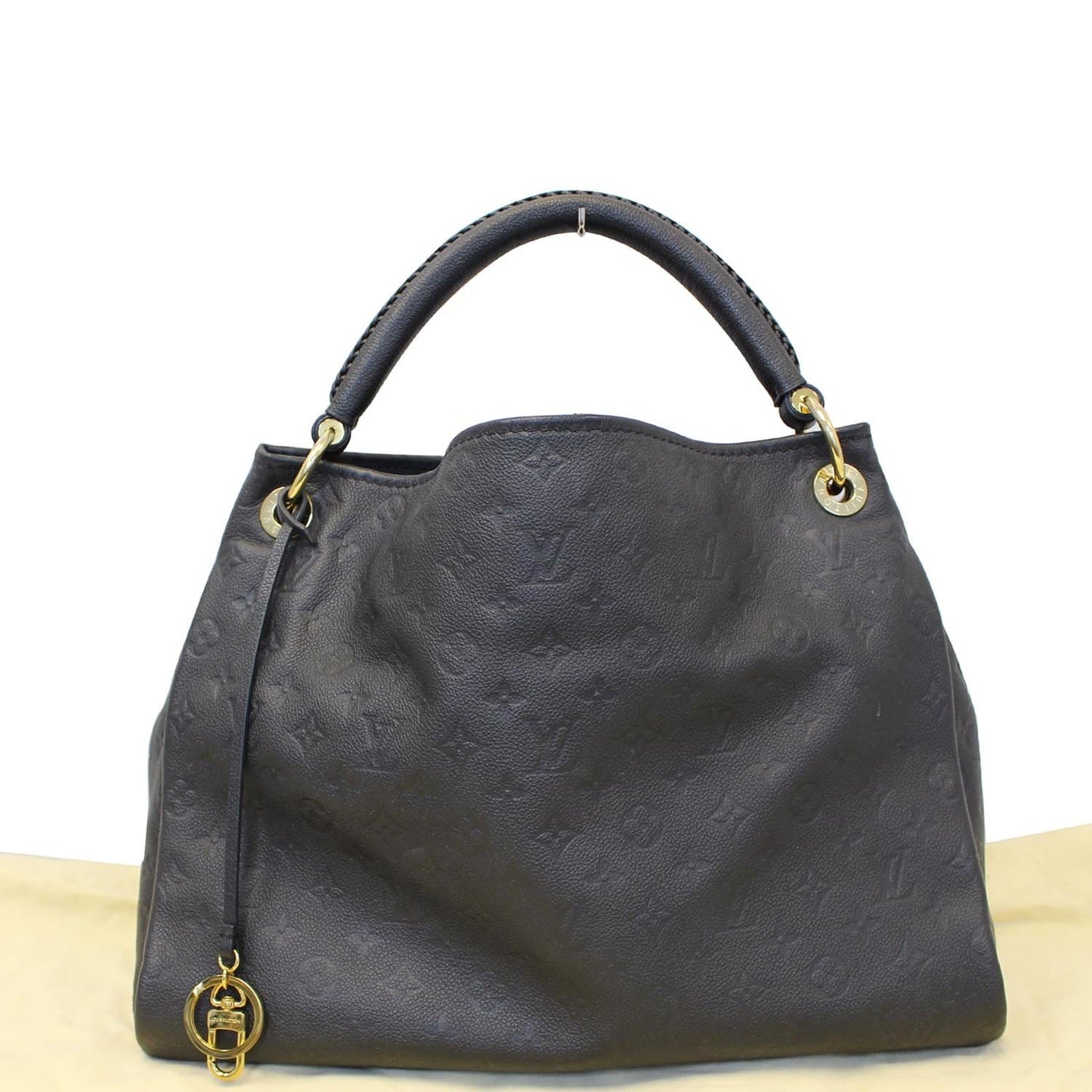 Louis Vuitton Artsy MM Empreinte Monogram Shoulder Bag Noir Black