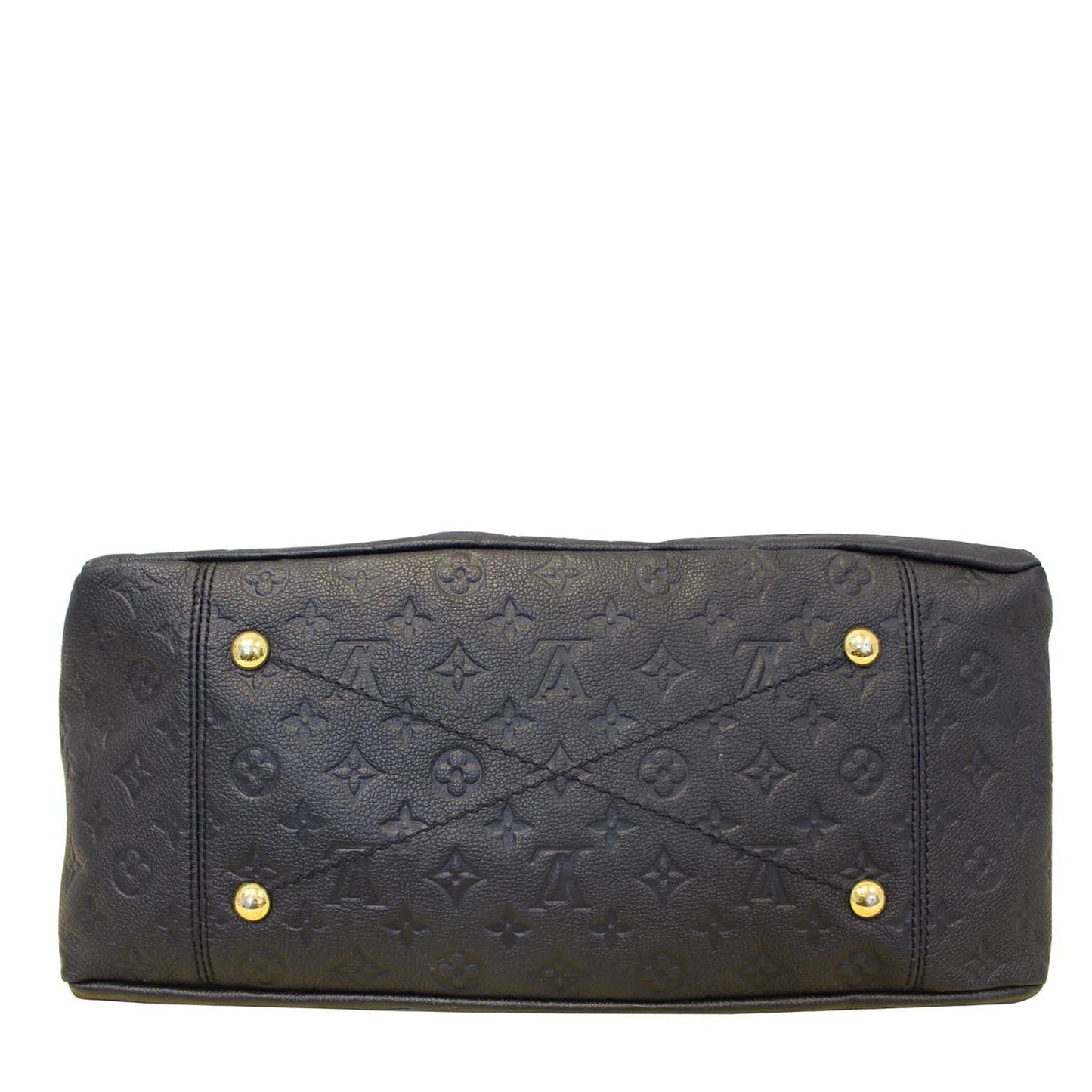 Louis Vuitton Artsy MM Empreinte Monogram Shoulder Bag Noir Black