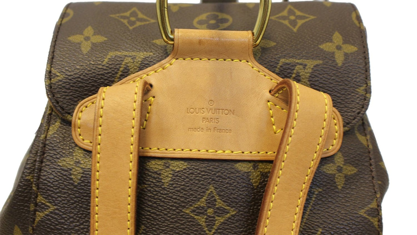 LOUIS VUITTON Monogram Canvas Montsouris MM Backpack Bag