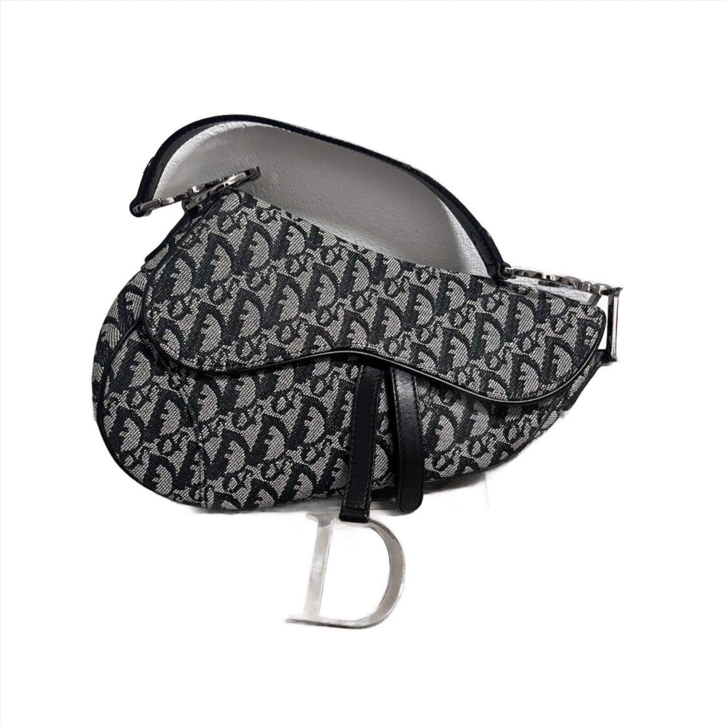Dior Saddle Vintage Black Oblique