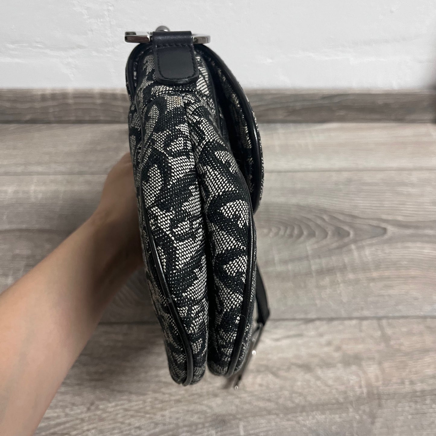Dior Saddle Vintage Black Oblique