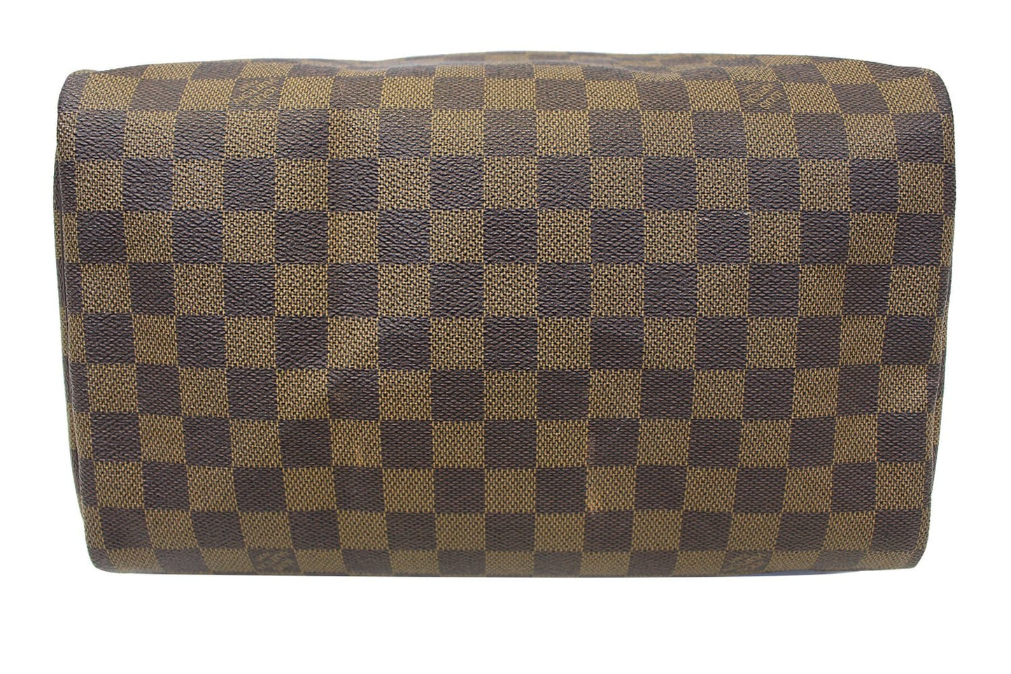 LOUIS VUITTON Damier Ebene Speedy 30 Brown Satchel Bag